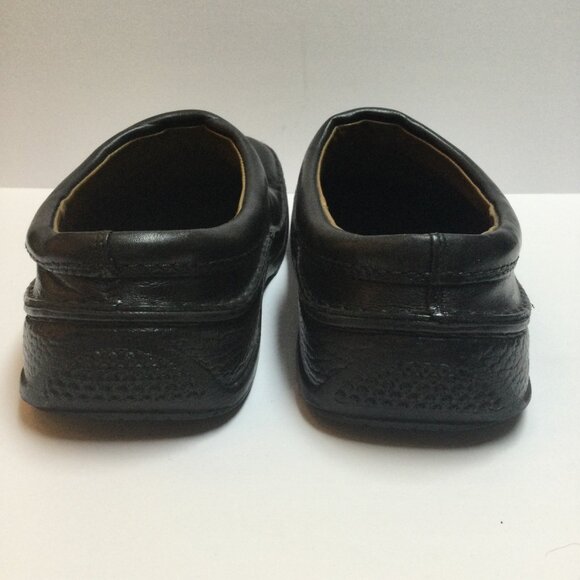 Birkenstock Black Leather Clogs Mules Slip On Mens Shoes Size 46 US 13 Germany main image 13